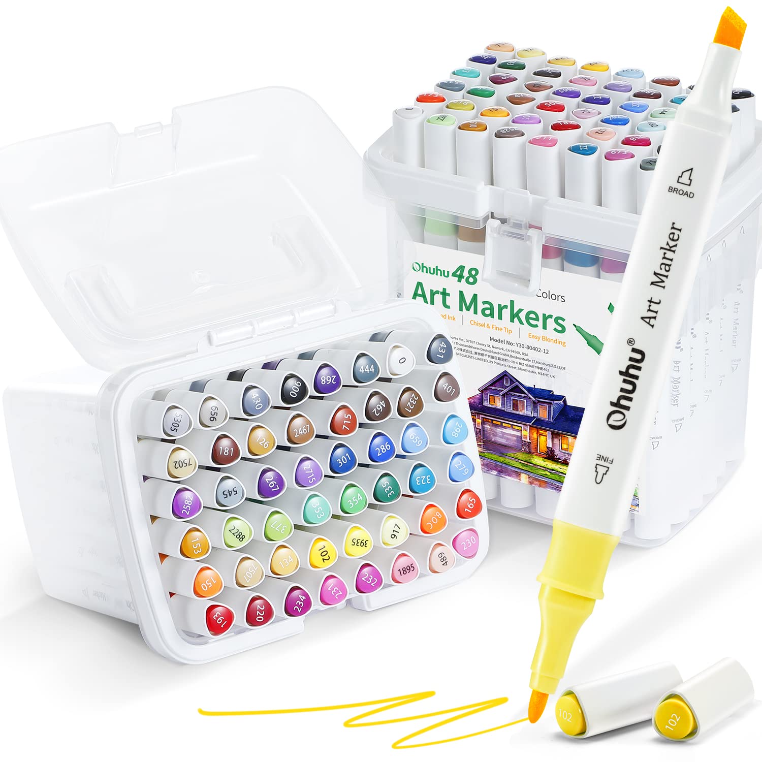 Amazon.co.jp: Ohuhu: イラストマーカー （初心者セット）